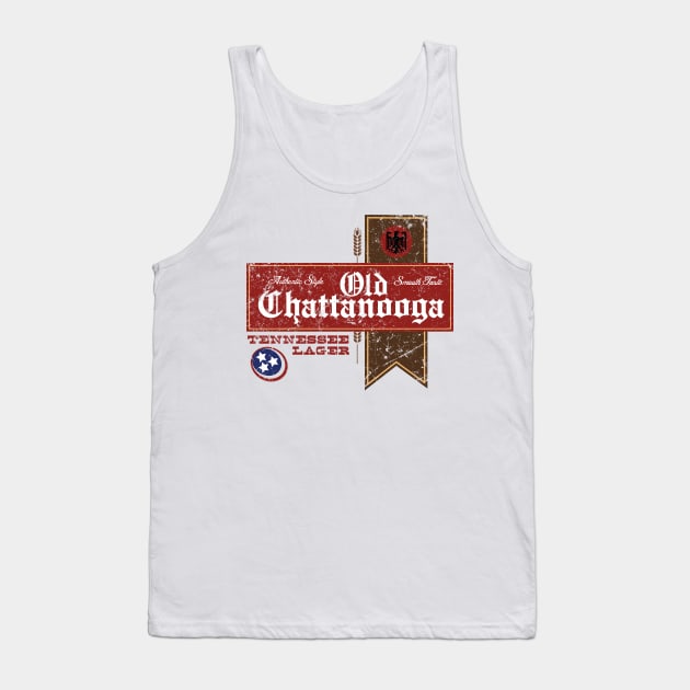 Old Cattanooga Lager Tank Top by MindsparkCreative